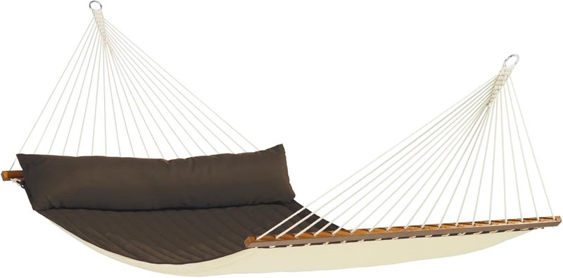 LA SIESTA Alabama kingsize spreader bar hammock for outdoor, (140 cm) - Arabica - Image 1